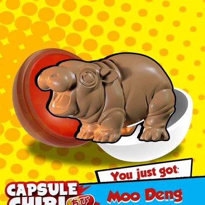 Moo Deng – Hà mã chibi