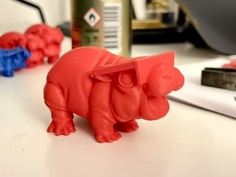 Bộ sưu tập Moo Deng đội mũ ngộ nghĩnh - Image 2