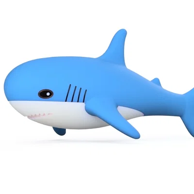 Blåhaj (surface-modelled) – Mẫu cá mập Ikea