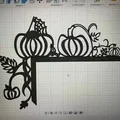 Phụ kiện trang trí góc cửa hình Bí ngô Halloween độc đáo - Thumbnail 1