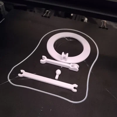 Chân đế Ring Base cho mô hình Dummy 13 gọn nhẹ, dễ in