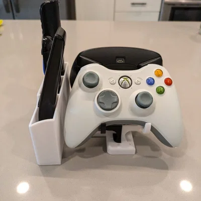 Giá Đỡ Remote & Tay Cầm Đa Năng Kèm Khay Pin AA V6