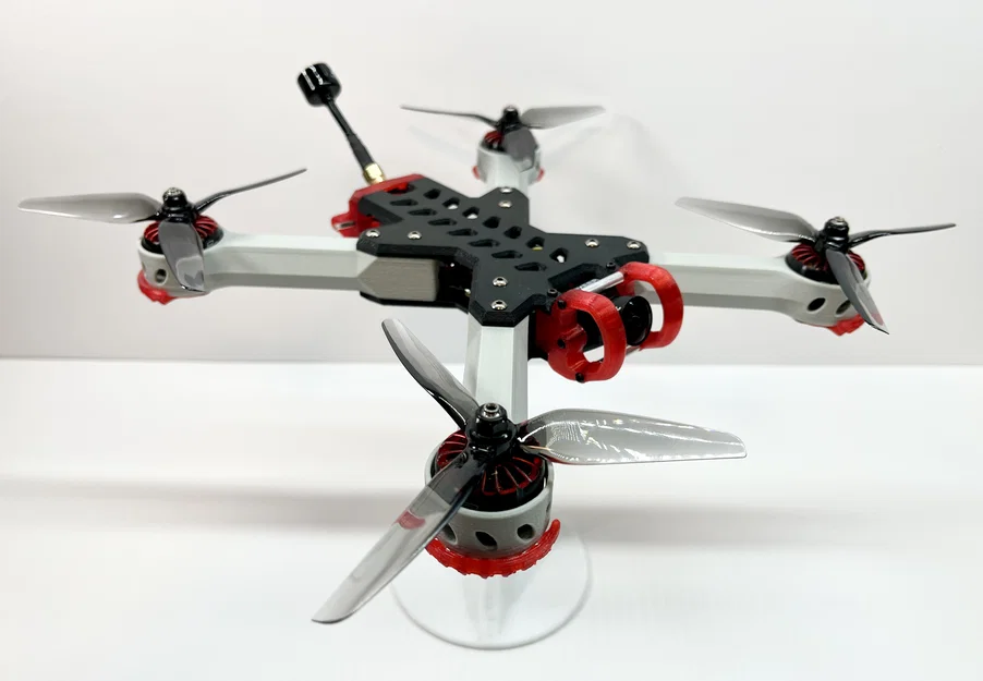 Dragonfly FPV Drone – Khung quad 5" in 3D modular - Image 1