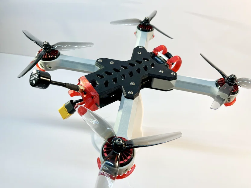 Dragonfly FPV Drone – Khung quad 5" in 3D modular - Image 6