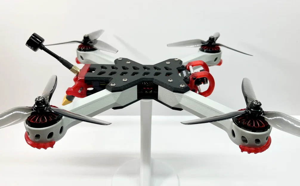 Dragonfly FPV Drone – Khung quad 5" in 3D modular - Image 7