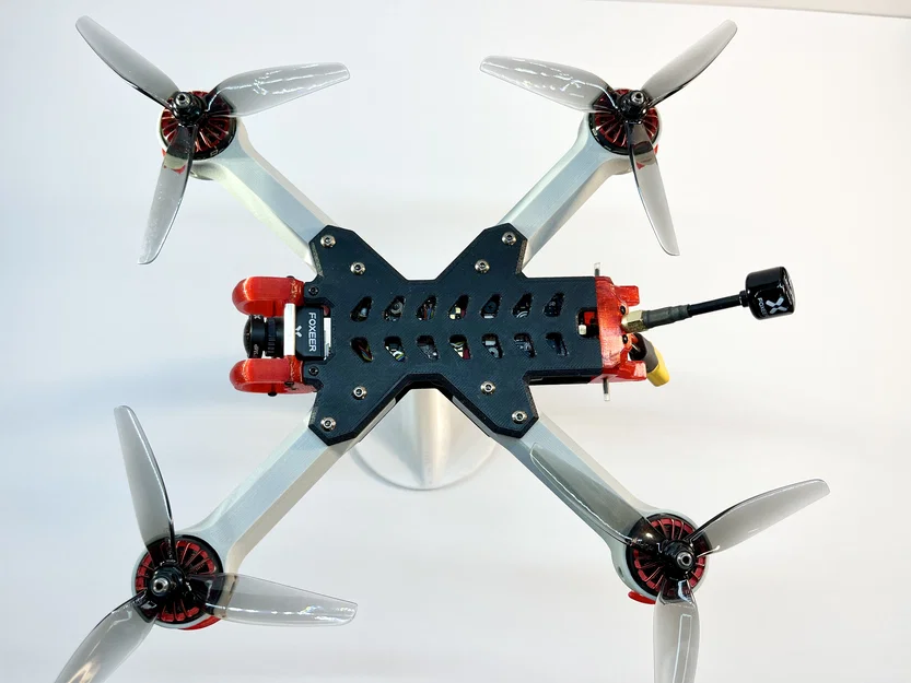 Dragonfly FPV Drone – Khung quad 5" in 3D modular - Image 8