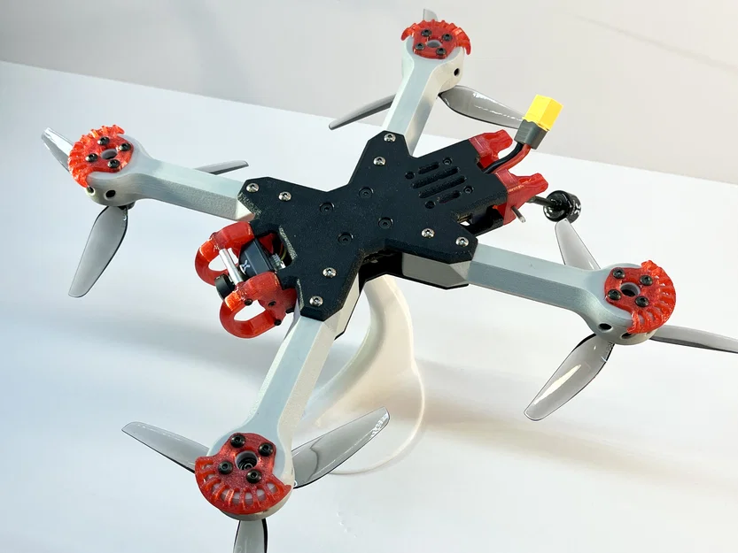 Dragonfly FPV Drone – Khung quad 5" in 3D modular - Image 9
