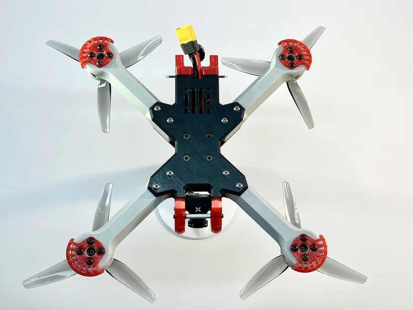 Dragonfly FPV Drone – Khung quad 5" in 3D modular - Image 10