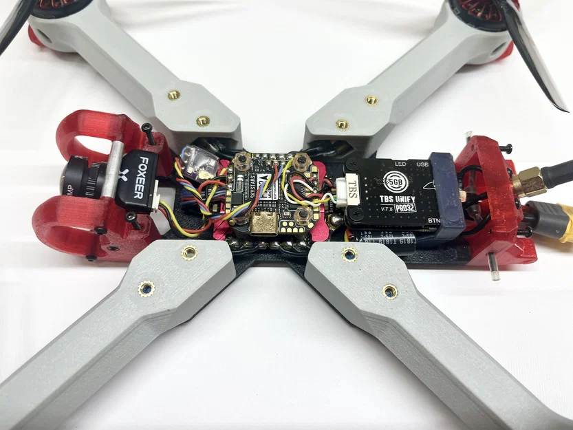 Dragonfly FPV Drone – Khung quad 5" in 3D modular - Image 12