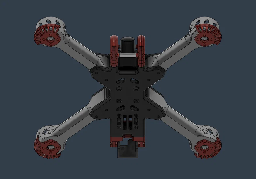 Dragonfly FPV Drone – Khung quad 5" in 3D modular - Image 15