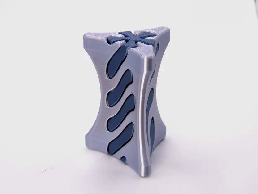Trigon Twist - Mô hình 3D nghệ thuật trang trí bàn làm việc độc đáo - Image 1
