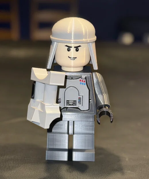 Star Wars Imperial Officer Brick MegaFigure (5:1 Scale) – Mô hình in 3D - Image 1