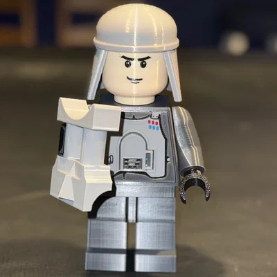 Star Wars Imperial Officer Brick MegaFigure (5:1 Scale) – Mô hình in 3D