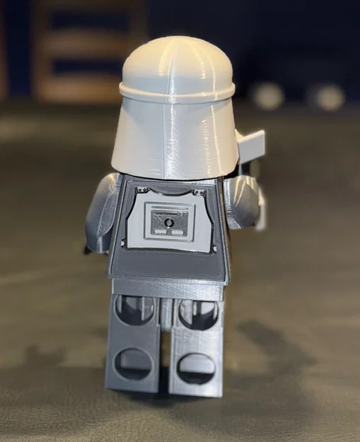 Star Wars Imperial Officer Brick MegaFigure (5:1 Scale) – Mô hình in 3D - Image 2