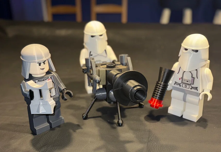 Star Wars Imperial Officer Brick MegaFigure (5:1 Scale) – Mô hình in 3D - Image 3