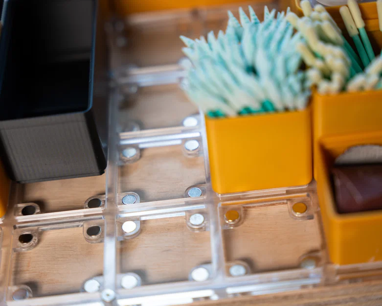 Đế Gridfinity cắt laser Parametric, có/không nam châm (Fusion360) - Image 4