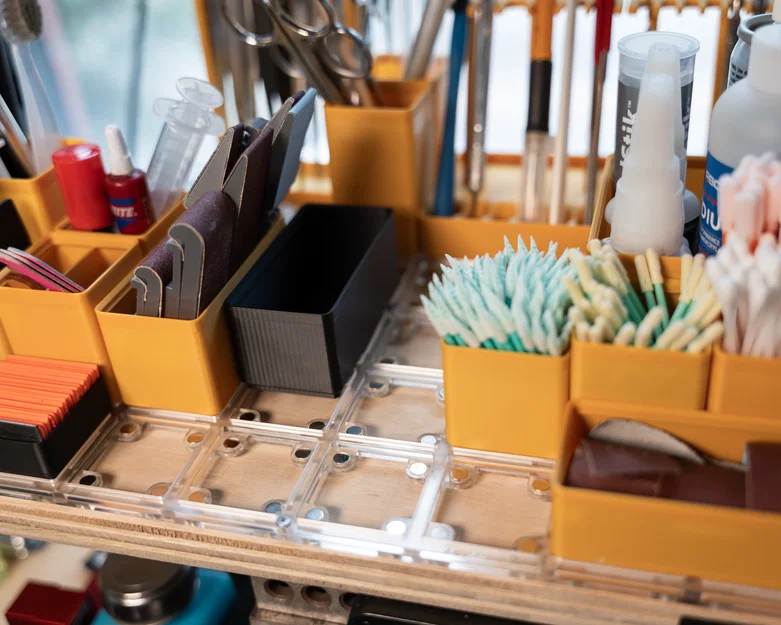 Đế Gridfinity cắt laser Parametric, có/không nam châm (Fusion360) - Image 5