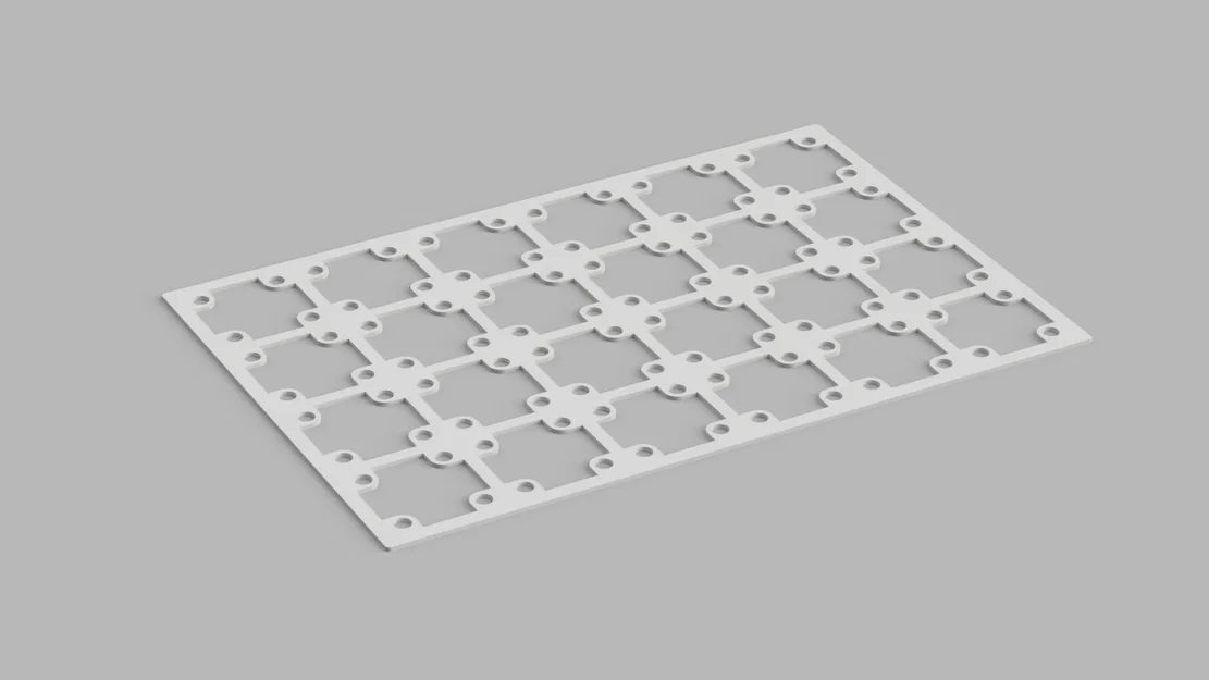 Đế Gridfinity cắt laser Parametric, có/không nam châm (Fusion360) - Image 9