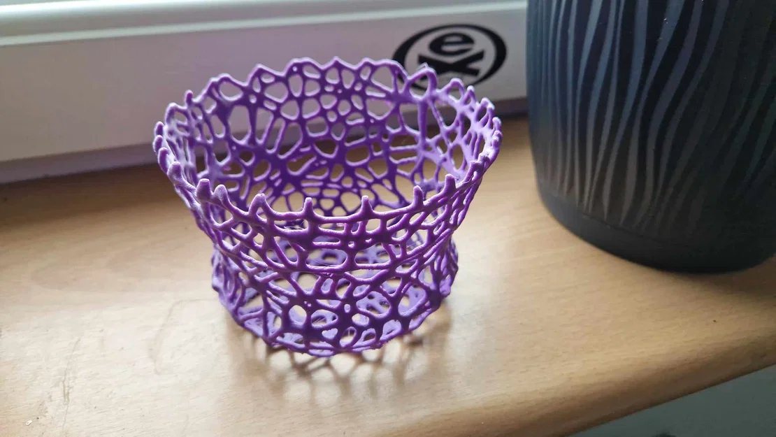 Chậu trồng lan 3D họa tiết Voronoi thông thoáng và thẩm mỹ - Image 2