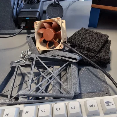 Máy lọc không khí và hút khói mini in 3D cho góc kỹ thuật