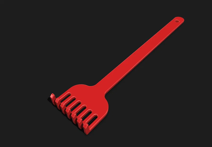 Cây gãi lưng cầm tay in 3D tiện dụng (Universal Back Scratcher) - Image 1