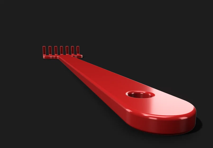 Cây gãi lưng cầm tay in 3D tiện dụng (Universal Back Scratcher) - Image 2