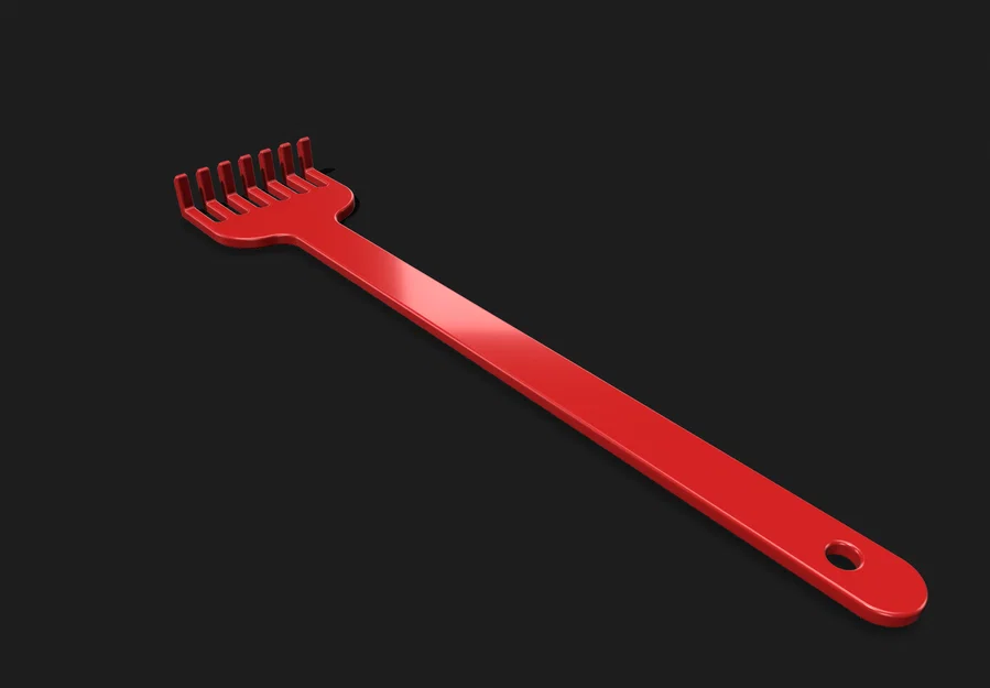 Cây gãi lưng cầm tay in 3D tiện dụng (Universal Back Scratcher) - Image 4