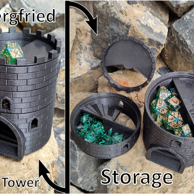Tháp Lăn Xúc Xắc Bergfried (modular)