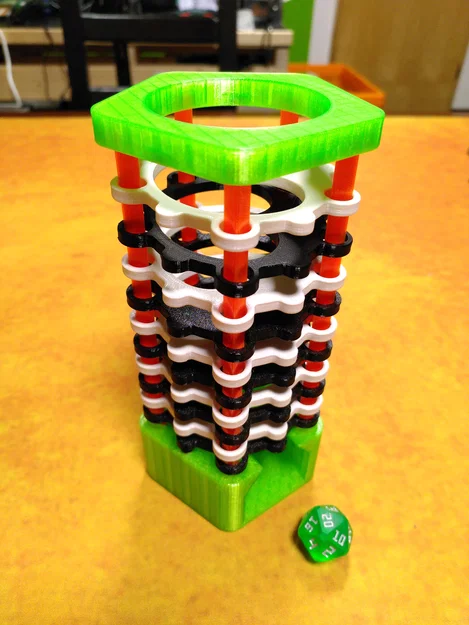 Tháp Thả Xúc Xắc Từ Tính Lơ Lửng (Magnetic Levitating Dice Tower) - Image 2