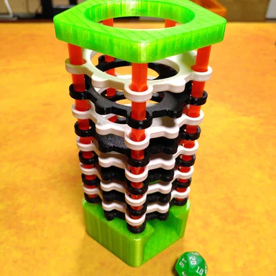 Tháp Thả Xúc Xắc Từ Tính Lơ Lửng (Magnetic Levitating Dice Tower)