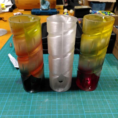 Vase Mode Helix Dice Tower
