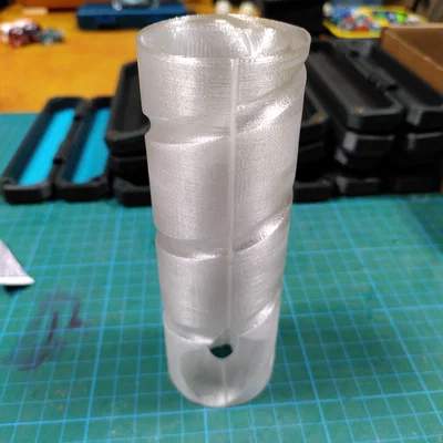 Vase Mode Helix Dice Tower