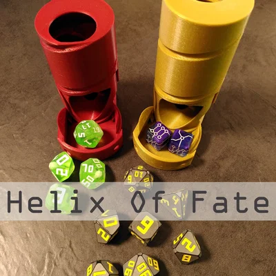 Helix Of Fate – Tháp Xúc Xắc (Dice Tower) kèm khay