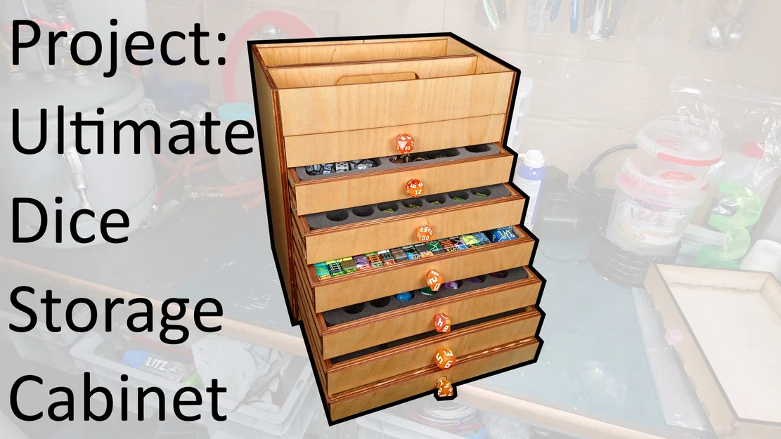 Tủ Ngăn Kéo Lưu Trữ Xúc Xắc (Dice Storage Drawer Cabinet) - Image 1