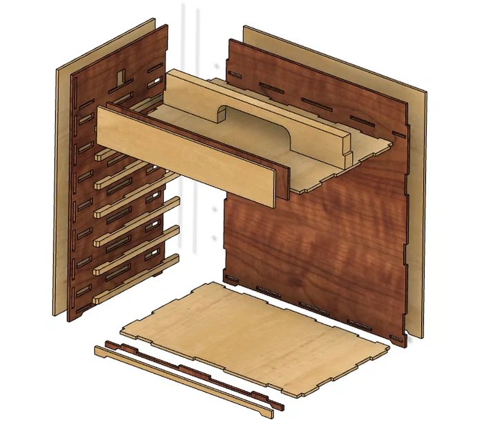 Tủ Ngăn Kéo Lưu Trữ Xúc Xắc (Dice Storage Drawer Cabinet) - Image 3