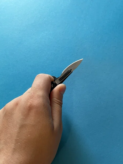 Dao mổ gấp bỏ túi | folding scalpel knife | (v.1 - cho 1 lưỡi) - Image 14