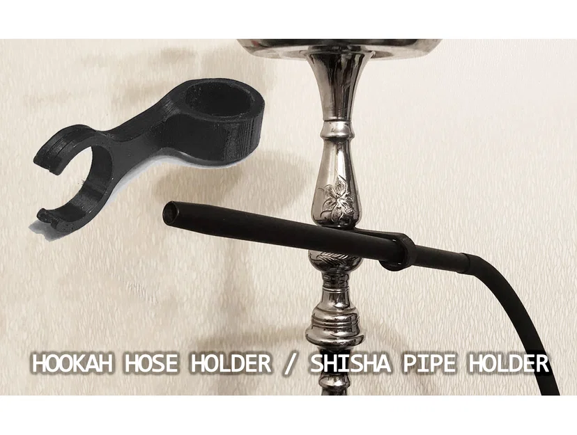 Giá đỡ ống Hookah/Shisha (clip-on + khóa cable tie) - Image 1