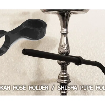 Giá đỡ ống Hookah/Shisha (clip-on + khóa cable tie)