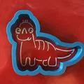 Bộ khuôn cắt bánh quy khủng long (dino) 5 món - Thumbnail 4