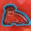 Bộ khuôn cắt bánh quy khủng long (dino) 5 món - Thumbnail 6
