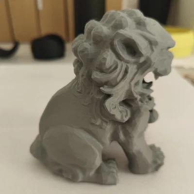 Tượng Sư Tử Đá (Stone Lion) 3D - Mô hình trang trí để bàn cực ngầu