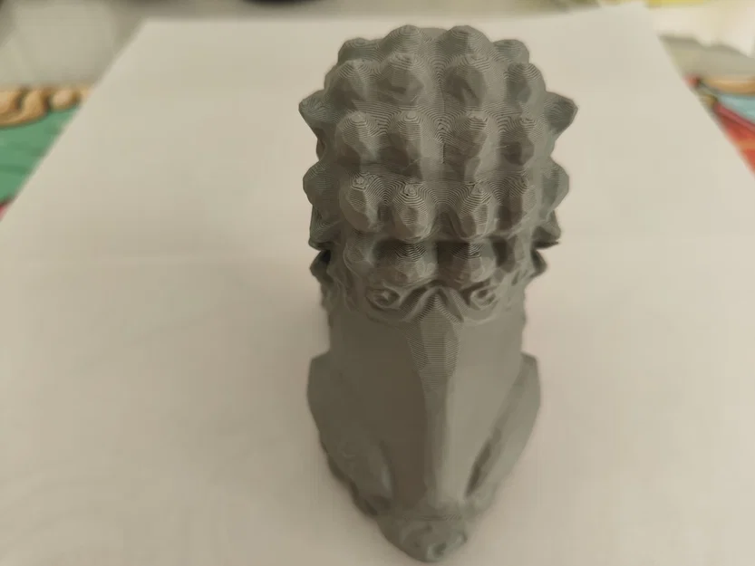 Tượng Sư Tử Đá (Stone Lion) 3D - Mô hình trang trí để bàn cực ngầu - Image 5