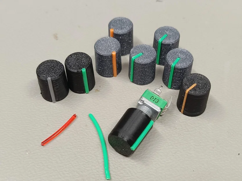 Núm vặn cho pot Eurorack (6mm trục D) - Image 1