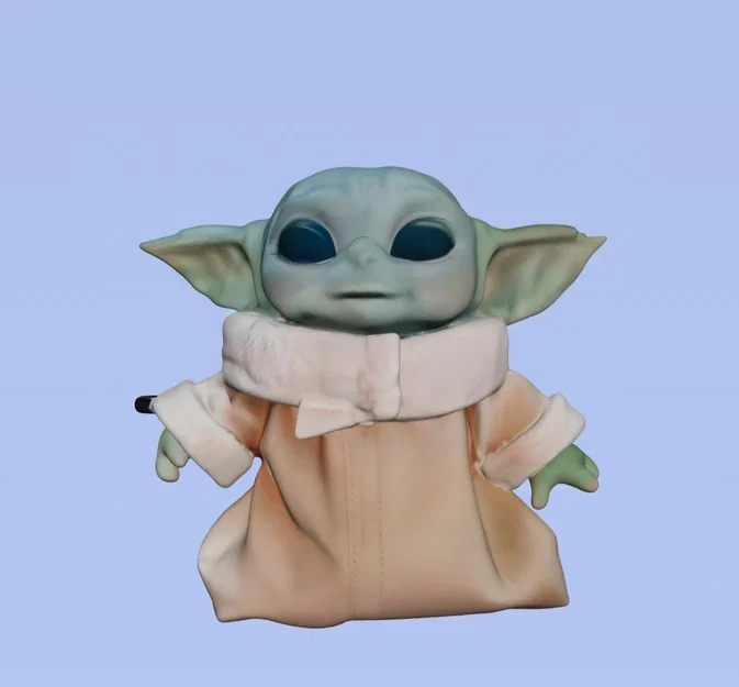 Mô hình 3D Grogu Baby Yoda phong cách Funko Pop trang trí - Image 1
