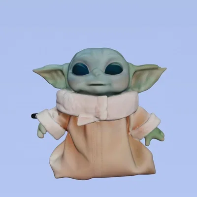 Mô hình 3D Grogu Baby Yoda phong cách Funko Pop trang trí