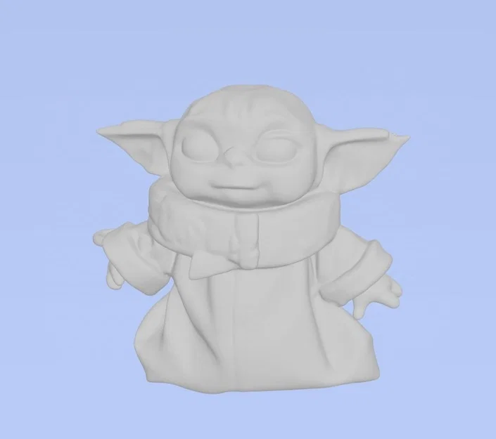 Mô hình 3D Grogu Baby Yoda phong cách Funko Pop trang trí - Image 2