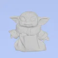 Mô hình 3D Grogu Baby Yoda phong cách Funko Pop trang trí - Thumbnail 2