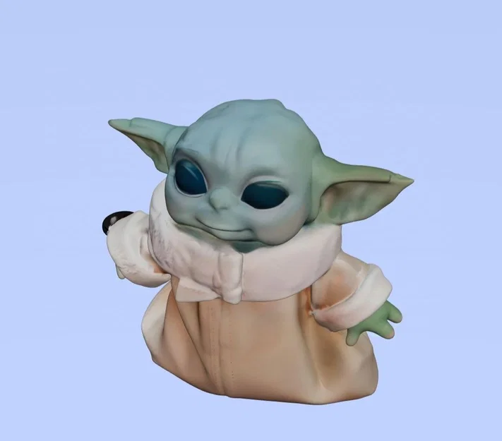 Mô hình 3D Grogu Baby Yoda phong cách Funko Pop trang trí - Image 3