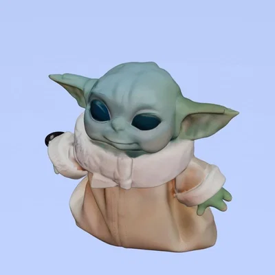Mô hình 3D Grogu Baby Yoda phong cách Funko Pop trang trí