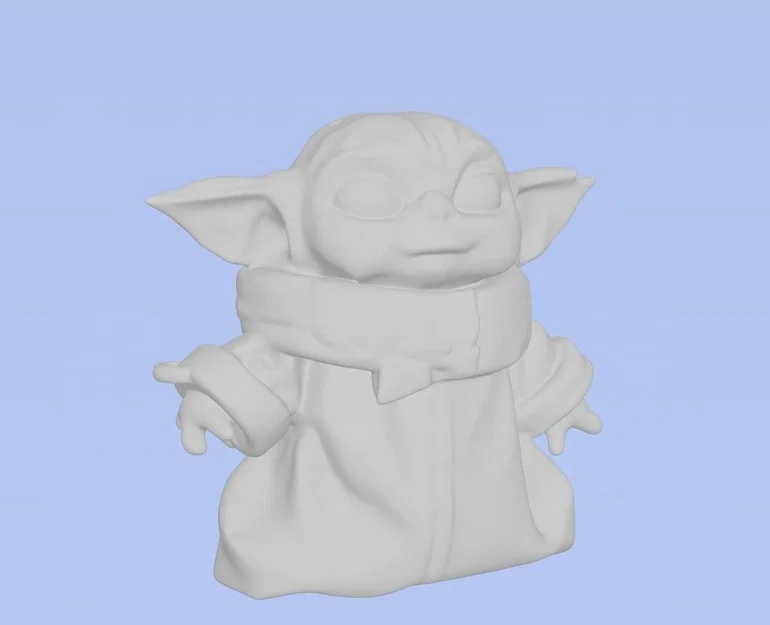 Mô hình 3D Grogu Baby Yoda phong cách Funko Pop trang trí - Image 4